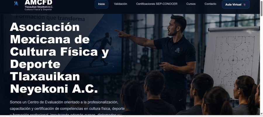 Sitio web de AMCFD