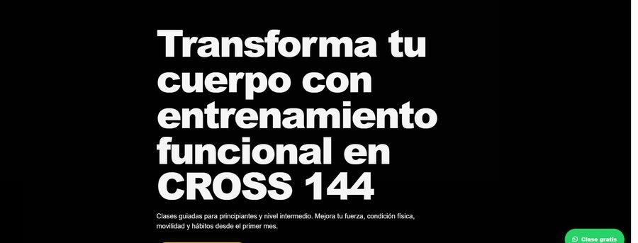 Sitio web de CROSS 144